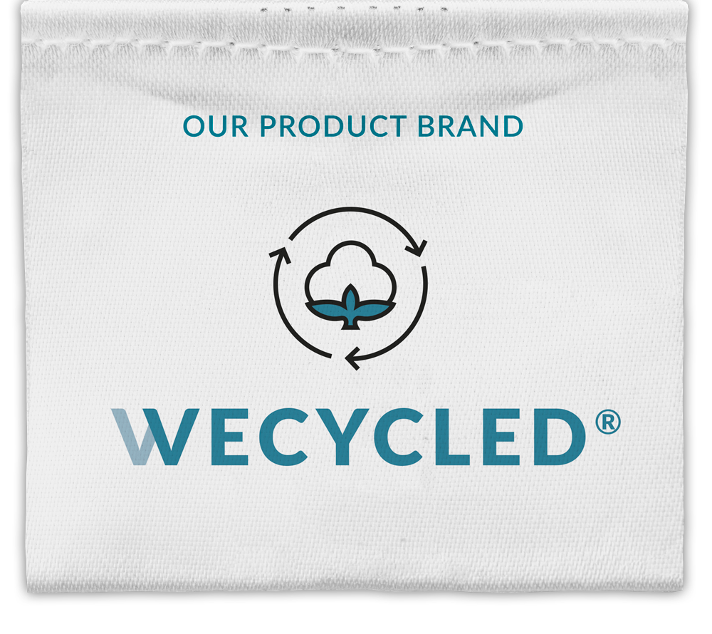 WECYCLED® Our Product Brand Label