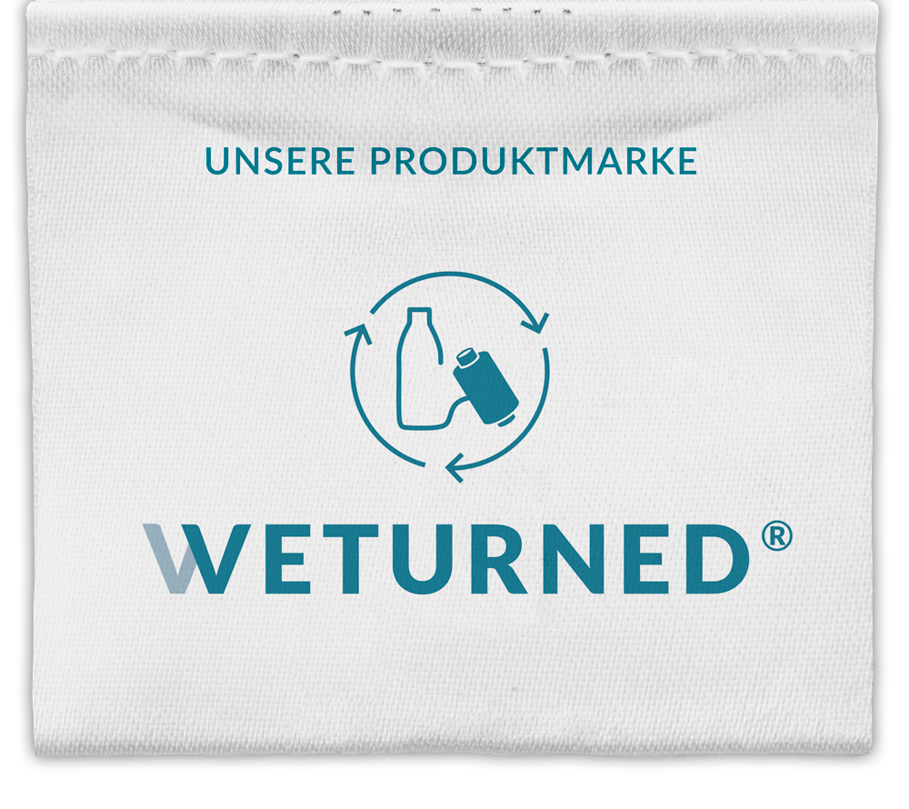 WETURNED® Unsere Produktmarke Label